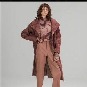 Lululemon Lab Textured Fleece Coat size 10